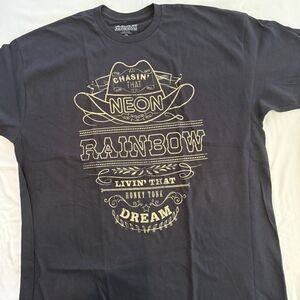 ALAN JACKSON Black and Gold Graphic Tee 2XL 0016
